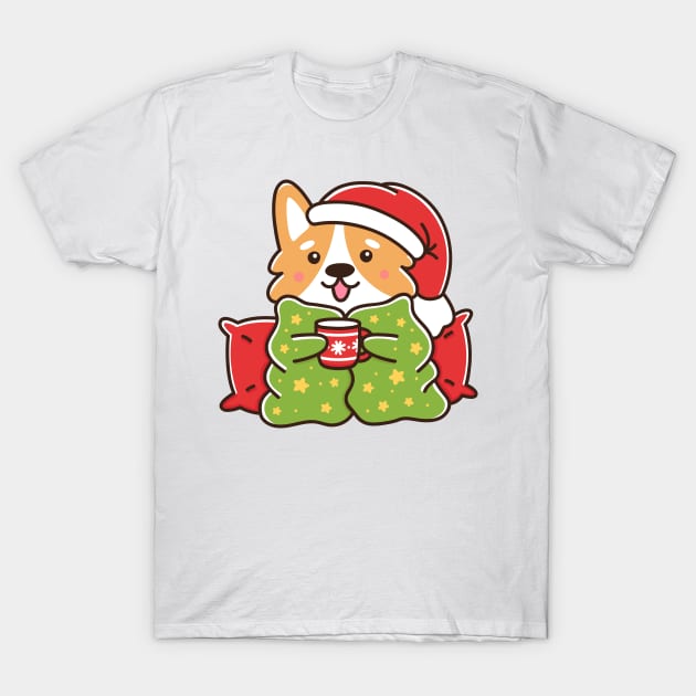 Corgi dog in pajama T-Shirt by Viaire